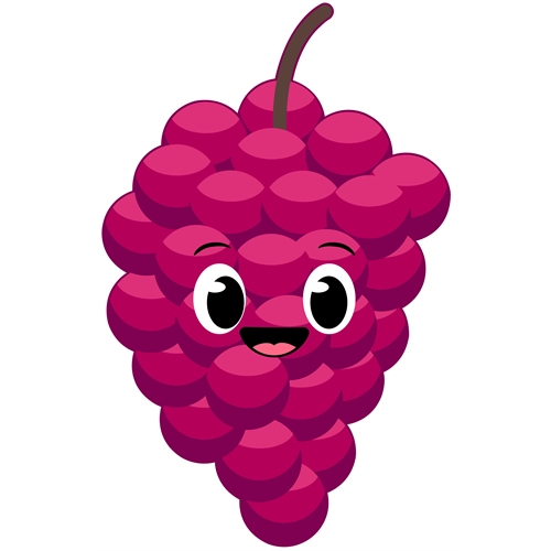 Craft Supply Classroom Cutout | Cartoon or Plain Mulberry Fruit Cutout